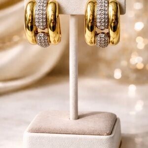 Givenchy Unsigned Clip Back Earrings